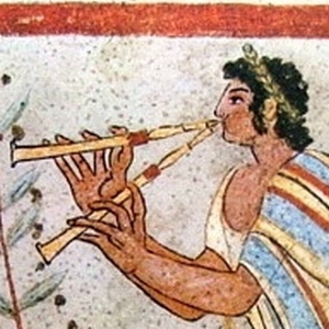 Etruscan Flute Player